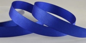 Grosgrain Ribbon 25mm 100 Yard Cobalt Blue 100% Polyester Ribbon. Double Sided - Picture 1 of 2