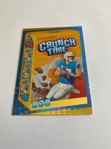 2022 Donruss Crunch Time SP Insert Justin Herbert Los Angeles Chargers #CT-5 - Picture 1 of 2