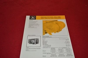 John Deere Winches For 350D 355D 450E 455E 550B 555B Crawler Brochure DCPA4  - Picture 1 of 1