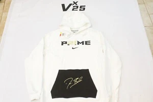 Neu mit Etikett Nike Coach Prime 2.0 weiß Club Deion Sanders Hoodie Sweatshirt für Herren Gr. Lg - Bild 1 von 5