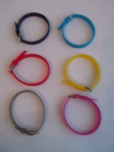4 to 8 Adjustable Buckle Silicone Wristband Watch Bracelets Adjustable Straps - Picture 1 of 4