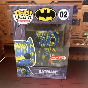 Funko POP! Batman Art Series #02 Yellow & Blue (Target Exclusive) - Picture 1 of 6