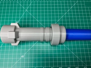 3D Printed Huge Lego Extendable Lightsaber Light Saber Art Star Wars - Picture 1 of 5