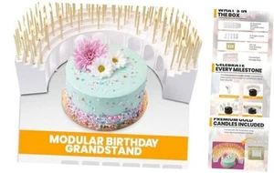 Birthday Candle Holder Grandstand for Milestone Birthdays - Perfect for 50th, - Picture 1 of 7