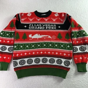 Maglione F1 Roody Las Vegas Grand Prix esclusivo brutto Natale usato in ottime condizioni raro taglia M - Foto 1 di 8