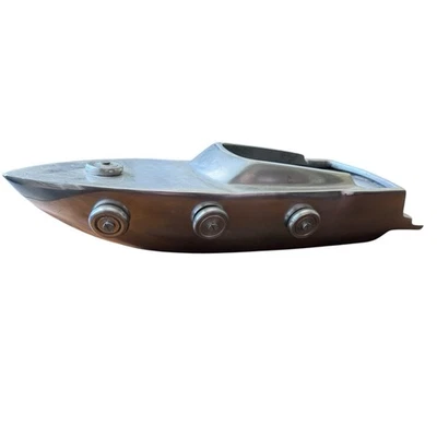 Lancha de aluminio escultura pieza de arte moderno contemporáneo decoración náutica Foto 1 de 4