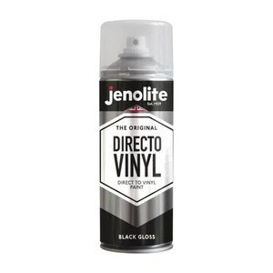 Jenolite Directorust Flexible Fabric Paint Spray Gloss Finish - Black - 400ml - Picture 1 of 4