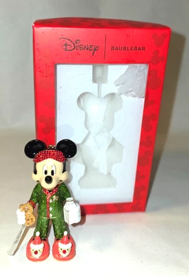 BaubleBar Disney LA NOCHE ANTES DE NAVIDAD Mickey Mouse Bolso de Pijama Dije Llavero Foto 1 de 4