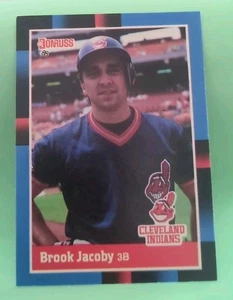 1988 Donruss - Brook Jacoby #131 - Cleveland Indians  - Picture 1 of 2