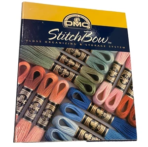 DMC Stitch Bow Binder Organizer Storage System with plastic sleeves - Picture 1 of 7