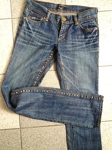 DAMEN JEANS GLOW NAKED HANDARBEIT MADE IN JAPAN GR. 26 ZIGARETTENLANG - Bild 1 von 10