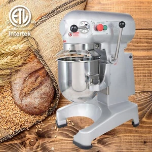 Clivia 10 Qt Frullatore per alimenti a ingranaggi 3 velocità macchina da forno per pizza 400 W - Foto 1 di 13