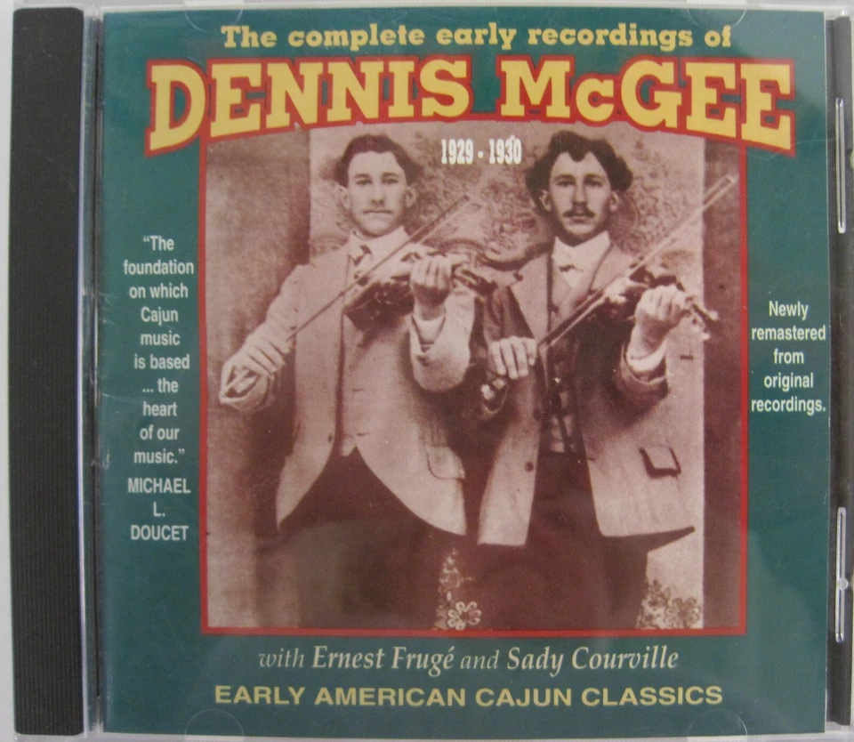 Dennis McGee - Complete Early Recordings of Dennis McGee: 1929-1930 (CD) - Изображение 1 из 3