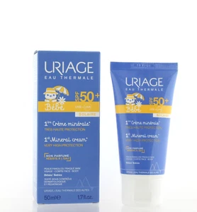 Uriage Bebe 1. Mineralcreme Gesicht & Körper LSF50 + 50 ML - KOSTENLOSER VERSAND - Bild 1 von 4