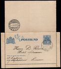 Postal Stationery Netherlands, 1911. Amsterdam, to Luzern, Switzerland.   