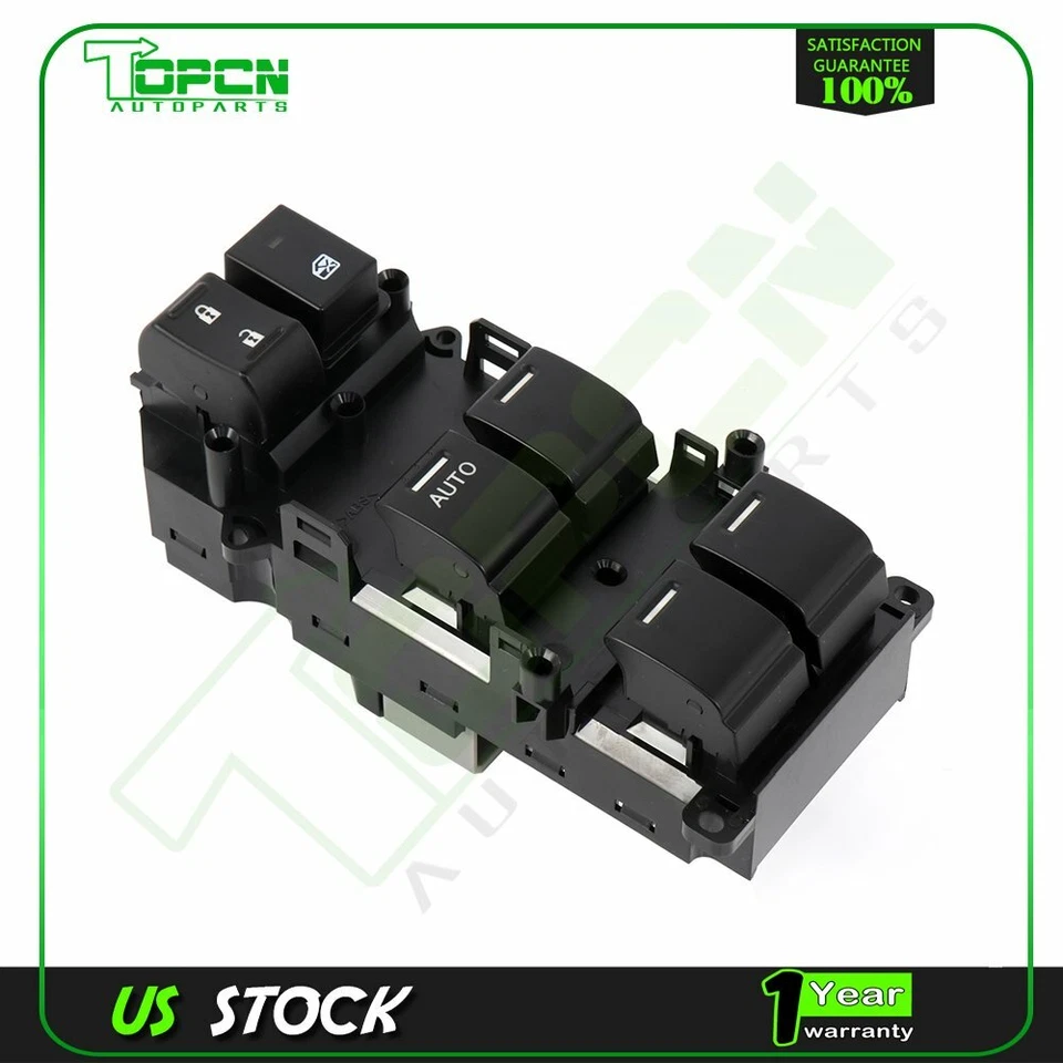 Interruptor de ventana eléctrico delantero izquierdo para Honda Accord 2008-2012 Foto 1 de 4