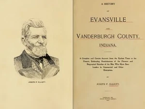 1897 EVANSVILLE & VANDERBURGH County Indiana IN, Geschichte und Genealogie DVD B36 - Bild 1 von 2
