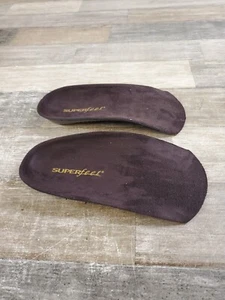 Superfeet Mens Casual Easyfit Insoles Sz G 13.5-15 Brown - Picture 1 of 6