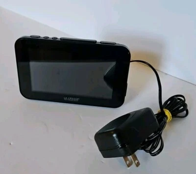 617-1485B La Crosse Technology Atomic Color Digital Alarm Clock with USB Port - Image 1 of 4