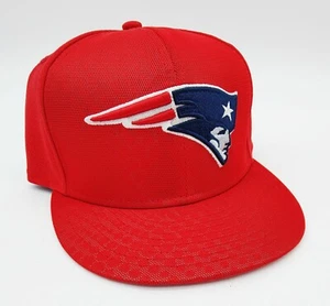 9Fifty New Era New England Patriots Snapback Hat Cap Rare Fabric Red Excellent!! - Picture 1 of 9