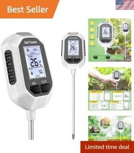 4-in-1 Soil Moisture Tester Digital LCD Meter for Gardening Farming Plants - Picture 1 of 9
