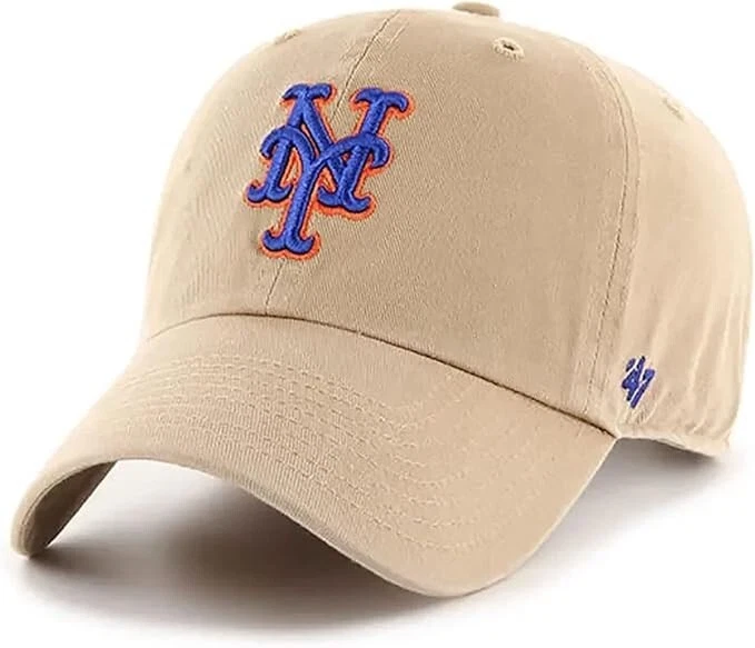 Auténtica gorra ajustable marca '47 MLB New York Mets MVP/Limpieza/Snap papá Foto 1 de 1