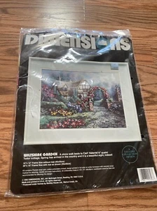 Abmessungen Wiltshire Garten gezählt Kreuzstich Kit 16"" x 20"" Galerie Sammlung - Bild 1 von 6
