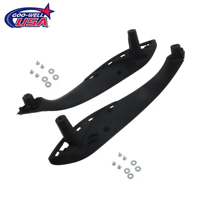Black Inner Door Handle Pull Trim LH+RH Kit for BMW 428i 435i xDrive Gran Coupe - Image 1 of 4