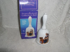 Vintage Norman Rockwell Collectors Bell w/Box 1985 Memories Betsy Ross - Picture 1 of 3