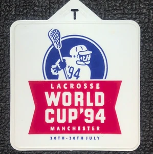 Lacrosse World Cup Championship 1994 Kofferanhänger Manchester England NCAA Vintage - Bild 1 von 7