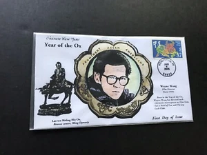 US 2005 Hand-Colored FDC#3895 Famous Asian Americans (12-6) Wayne Wang +9/35 - Picture 1 of 2