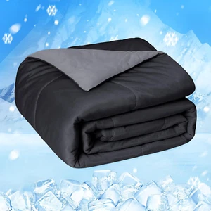Cooling Comforter Japanese Double-Sided Cold Tech Fabric Cooling Blanket for Nig - Picture 1 of 12