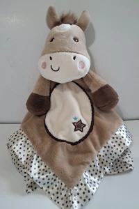 Douglas Baby Pferd Pony Plüsch Lovey Sicherheitsdecke Satinborte Sterne 15 Zoll weich - Bild 1 von 6