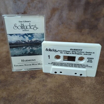 Dan Gibsons Solitudes HARMONY Cassette Tape Exploring Nature With Music 1989  - Image 1 of 2
