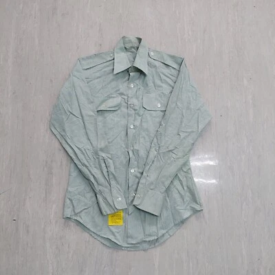 vintage 80s u.s. army issued shirt long sleeve - Image 1 of 4
