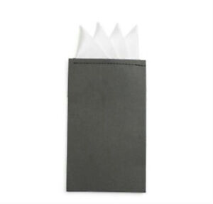 Men's Satin Silk Pre Folded Pocket Square Hankie Hankerchief Solid Color Party B