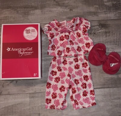 American Girl Doll NANEA Nanea's Tropical PJs & Slippers IN BOX GOTY Pajamas - Image 1 of 4