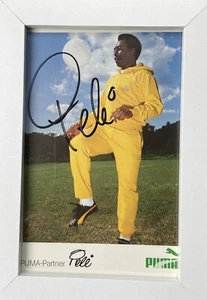 Original Autogrammkarte Pelé Brasilien | Puma | Top Zustand - Bild 1 von 1