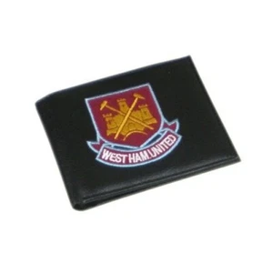Original West Ham United FC Lujo Cuero Cartera WHUFC NUEVO EMBALAJE ORIGINAL - Imagen 1 de 1
