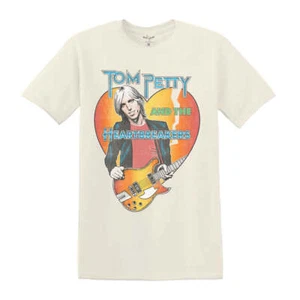 CAMISETA TOM PETTY & THE HEARTBREAKERS CORAZÓN GUITARRA ROCK Tom Petty CAMISETA HOMENAJE - Imagen 1 de 2