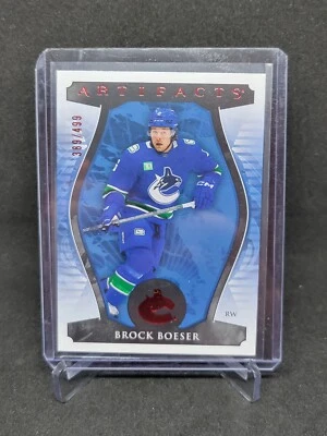 2023-24 Upper Deck Artifacts - Ruby #43 Brock Boeser /499 - Image 1 of 2