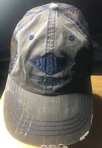 Miller Electric Co Cap Hat Meshback Snapback Distressed Patch Gray - Picture 1 of 6