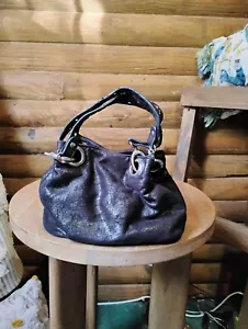 River Island Mini Elegant Black Leather Handbag - Picture 1 of 9