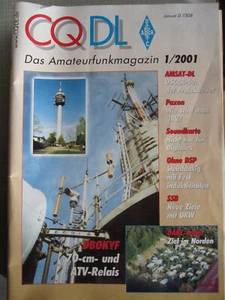 CQDL Amateurfunk-Clubzeitschrift DARC, 6 Hefte 1. Halbj. 2001, sehr gut erhalten - Zdjęcie 1 z 6