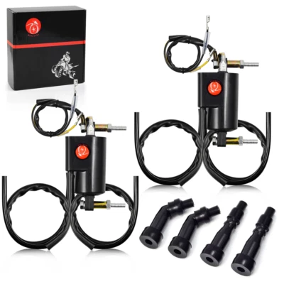 2x Bobinas de encendido con tapa para Suzuki Katana 600 750 1100 GSX600 GSX750 FT GSX1100 Foto 1 de 4