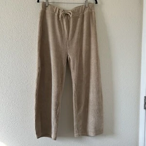 Brixton Minimalist Relax Cropped Wide Leg Pull On Pants Women’s XL Creamy Beige - Picture 1 of 11
