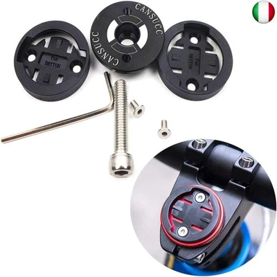 CYSKY Garmin Edge Mount, Supporto per Tappo Superiore per Bici Garmin Bryton - Immagine 1 di 4