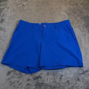 Under Armour Blue Golf Shorts HeatGear Athletic Performance Womens size 10 32" - Picture 1 of 9