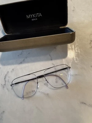 Marco de gafas Mykita Lite Steen 328 plateado 56-16-135 acero inoxidable Foto 1 de 3