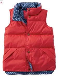 LL Bean Bean’s Down Field Vest Downtempo Dark Red Kids L 14-16 - Picture 1 of 8